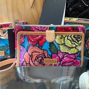 Consuela Rosita Slim Wallet NWT Vibrant Floral Design- wallet 1
